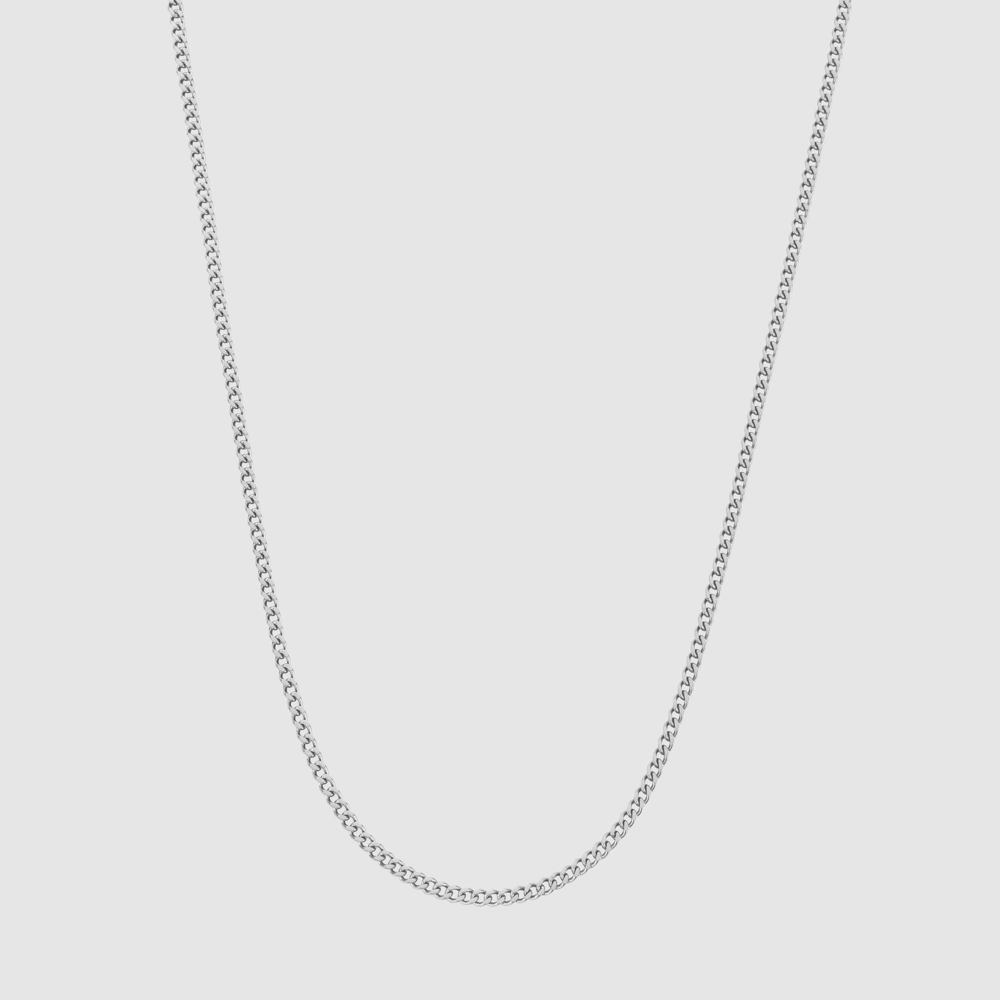 Minimal Curb (Silver) 2mm