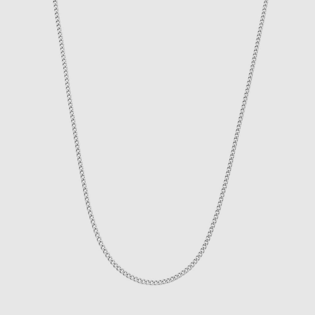 Minimal Curb (Silver) 2mm